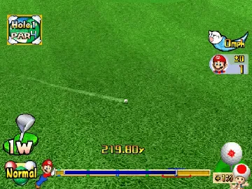 Mario Golf - Toadstool Tour screen shot game playing